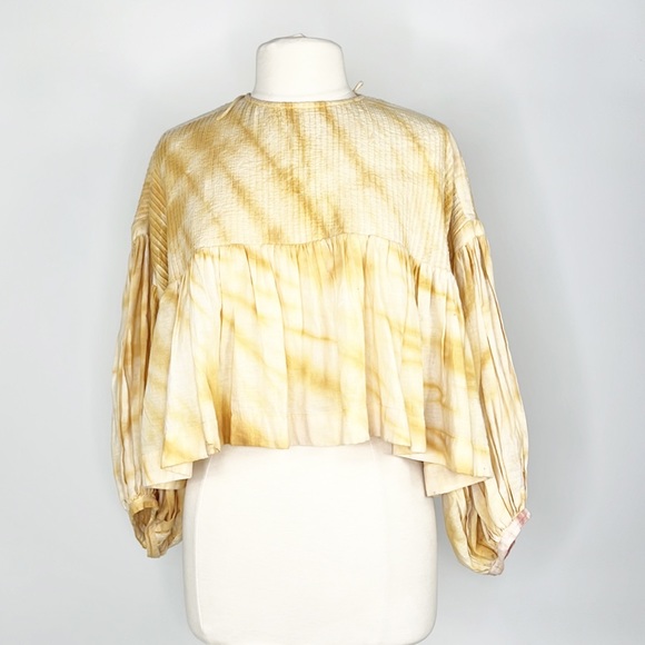 Story mfg. Mon Tie Dye Tie Back Top - Picture 9 of 16